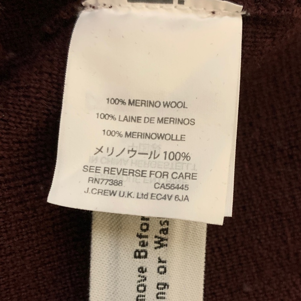 Sold - J Crew 100% Merino Wool Cardigan Sweater Blazer - Picture 12 of 13